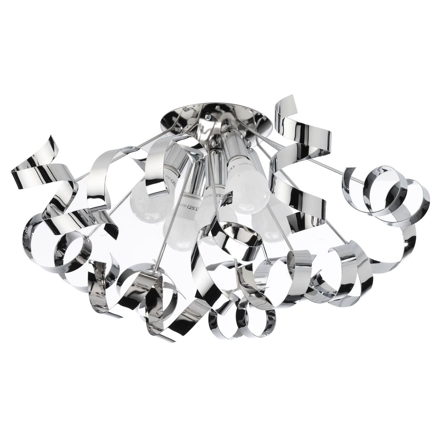 Plafoniera Zoe cromo