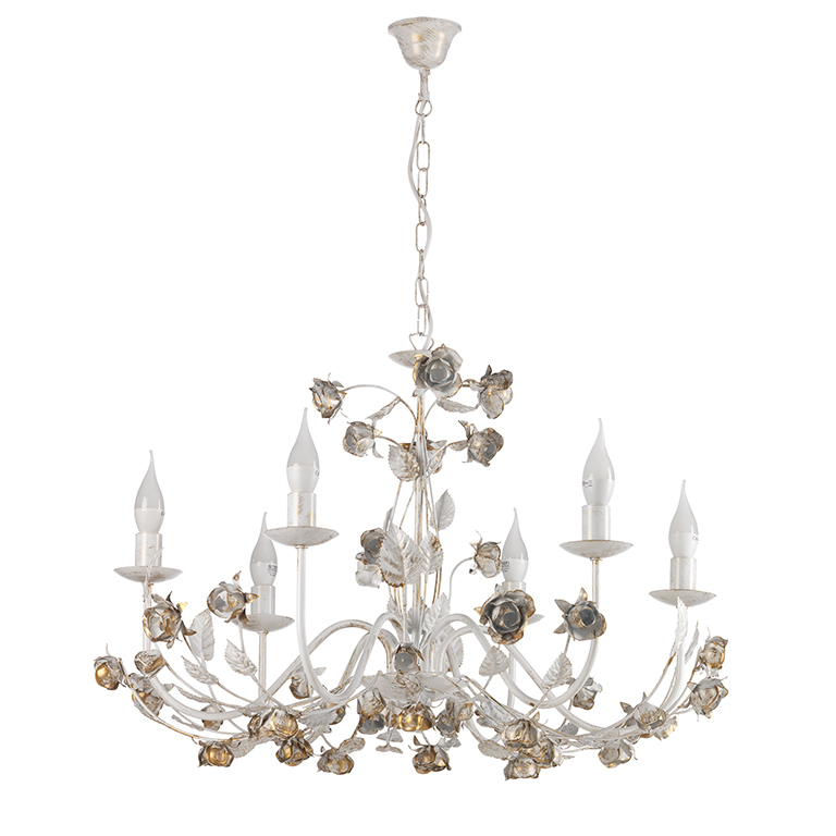 Lampadario Carolina avorio