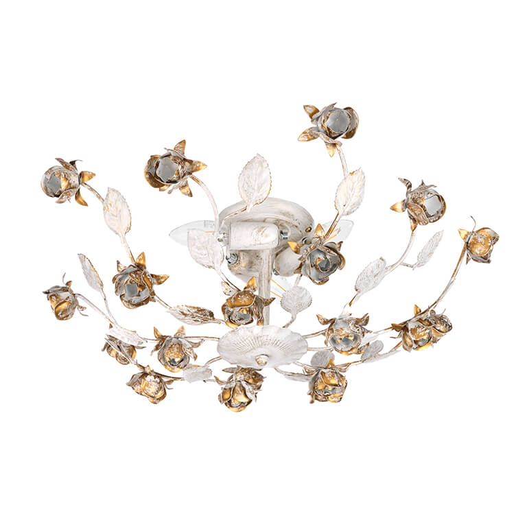 Plafoniera Carolina avorio