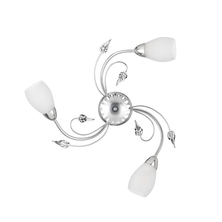 Plafoniera 3 luci Lia cromo