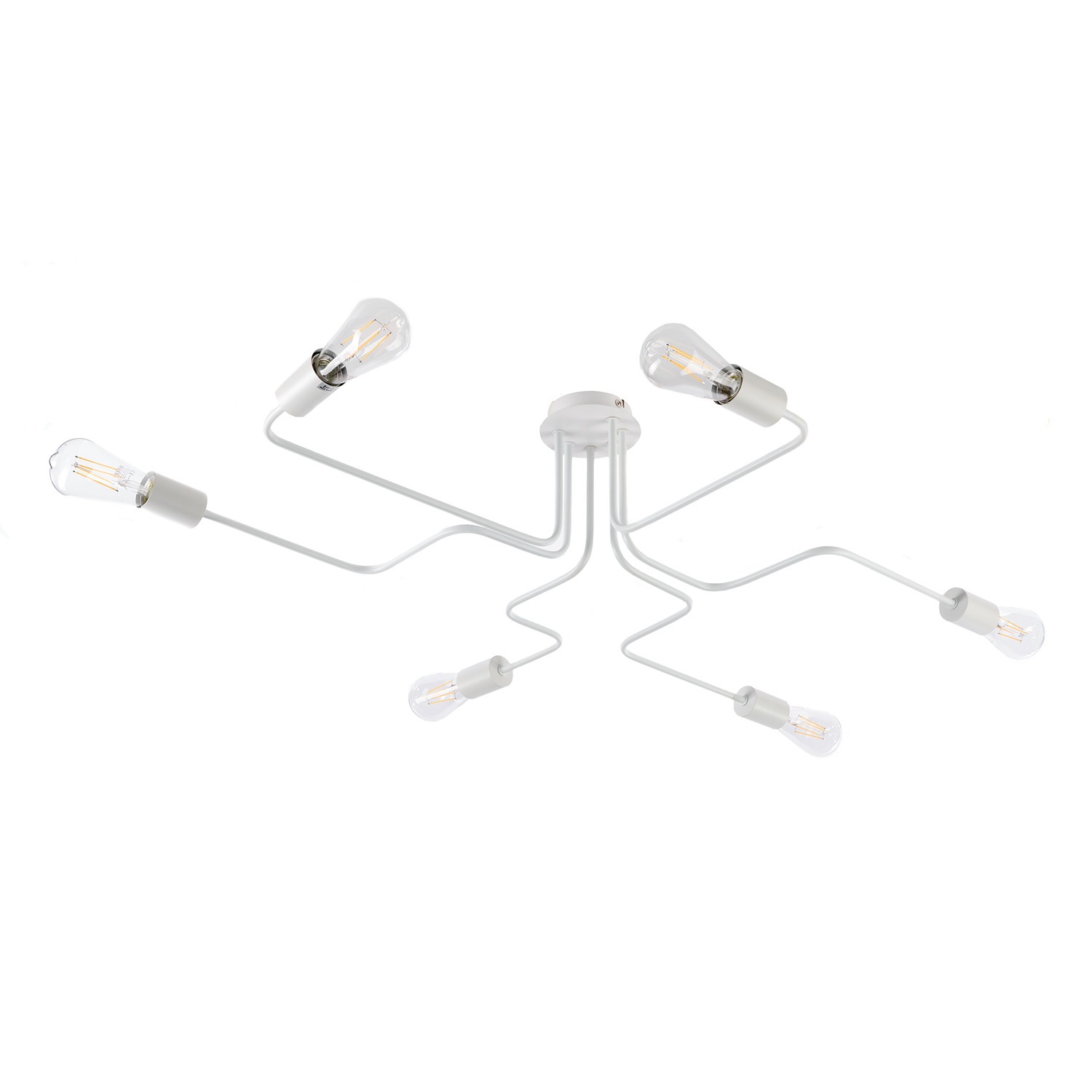 Plafoniera Dedalo bianca