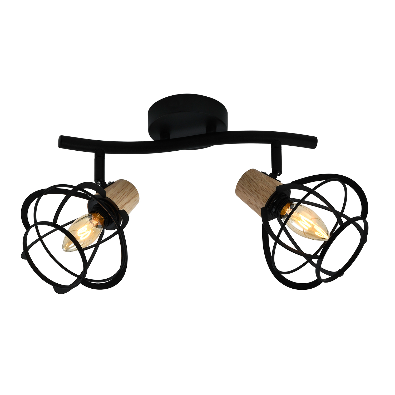 Plafoniera 2 luci Ginger