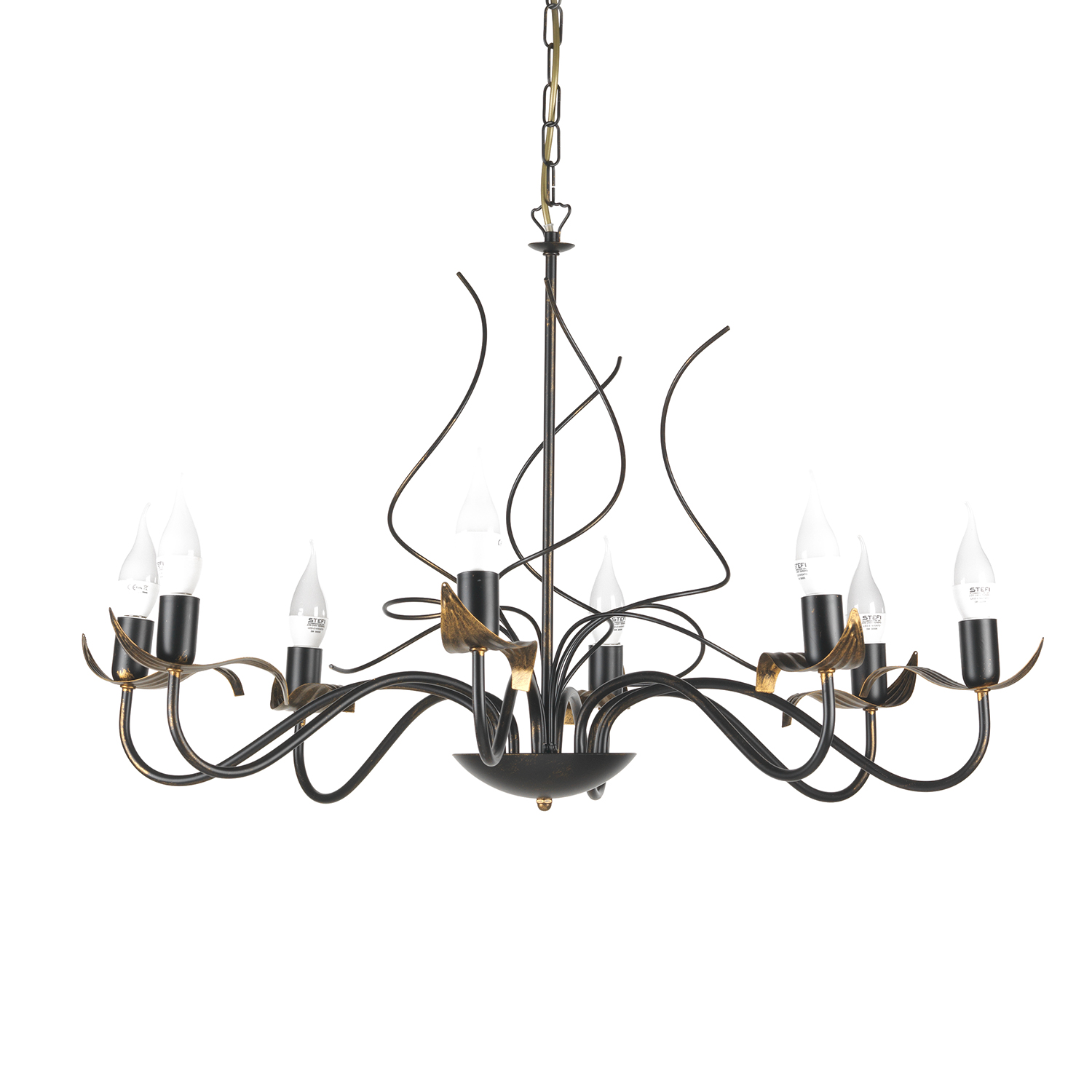 LAMPADARIO BUGIA 8 LUCI