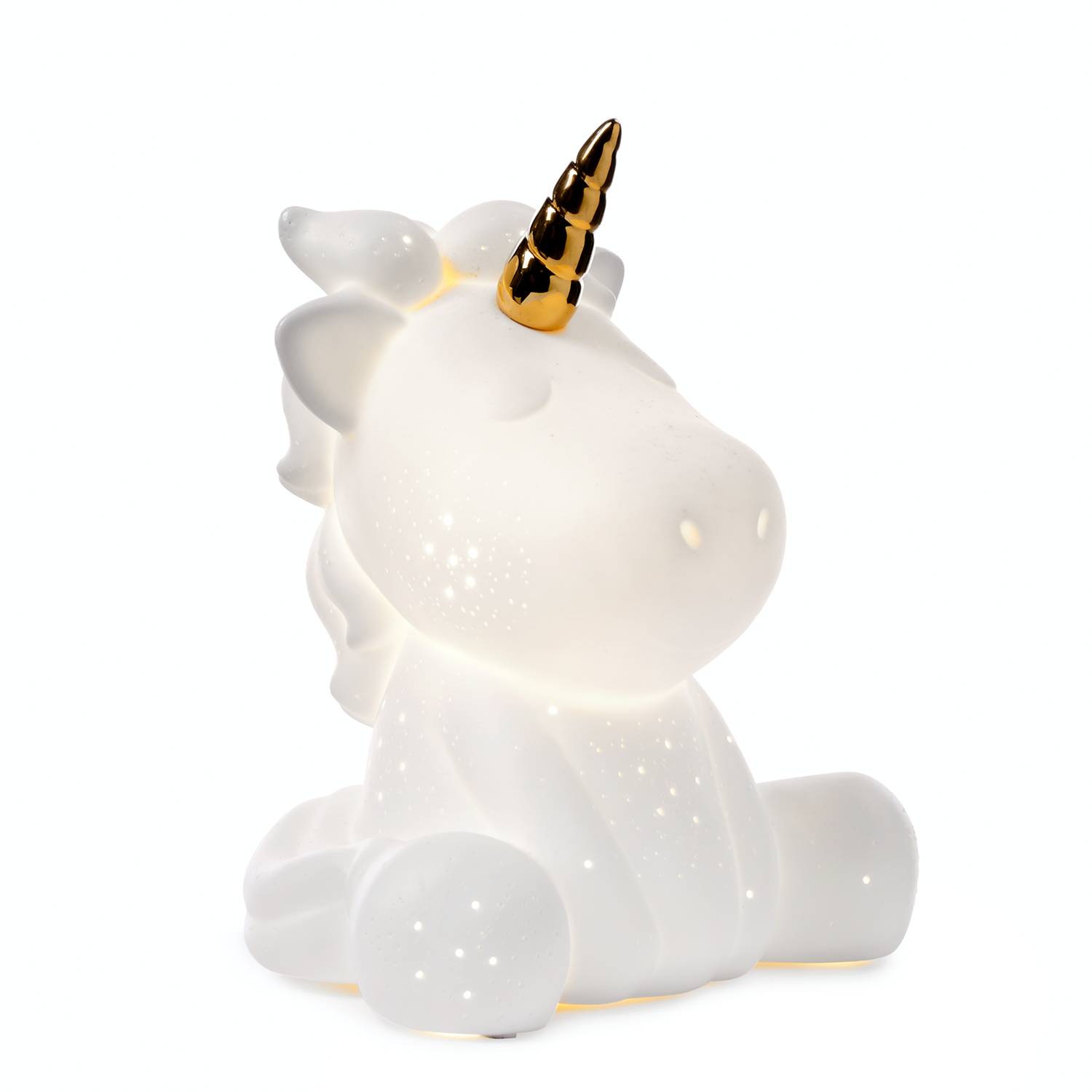 Lampada Porcellana Unicorno